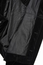 画像をギャラリービューアに読み込む, A.F ARTEFACT BIG POCKET SHORT BLOUSON / WASHER VELOR (BLACK)