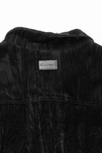 画像をギャラリービューアに読み込む, A.F ARTEFACT BIG POCKET SHORT BLOUSON / WASHER VELOR (BLACK)