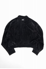 画像をギャラリービューアに読み込む, A.F ARTEFACT BIG POCKET SHORT BLOUSON / WASHER VELOR (BLACK)