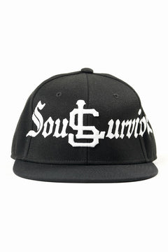 Load image into Gallery viewer, LASTMAN BASEBALL CAP &quot;SOUL SURVIVOR&quot; feat. STUDIO33 (BLACK)