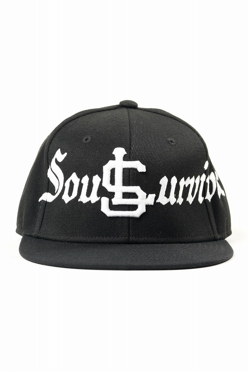 Load image into Gallery viewer, LASTMAN BASEBALL CAP &quot;SOUL SURVIVOR&quot; feat. STUDIO33 (BLACK)