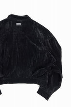 画像をギャラリービューアに読み込む, A.F ARTEFACT BIG POCKET SHORT BLOUSON / WASHER VELOR (BLACK)
