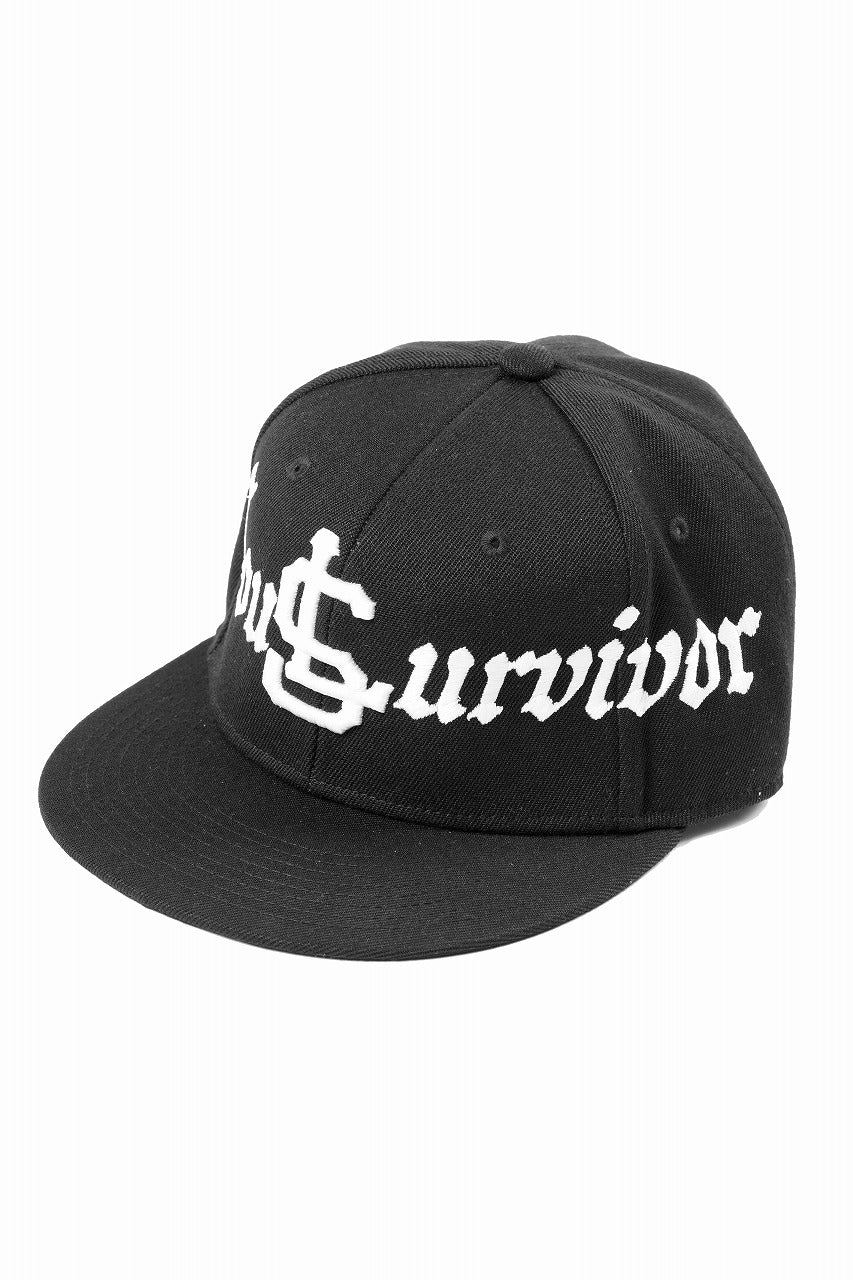Load image into Gallery viewer, LASTMAN BASEBALL CAP &quot;SOUL SURVIVOR&quot; feat. STUDIO33 (BLACK)