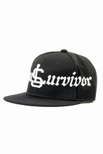 Load image into Gallery viewer, LASTMAN BASEBALL CAP &quot;SOUL SURVIVOR&quot; feat. STUDIO33 (BLACK)