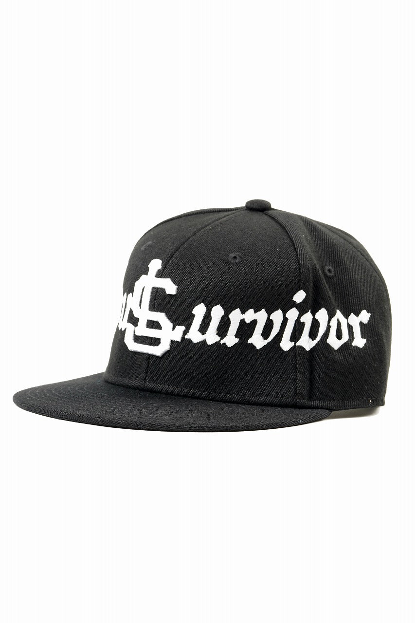 LASTMAN BASEBALL CAP "SOUL SURVIVOR" feat. STUDIO33 (BLACK)