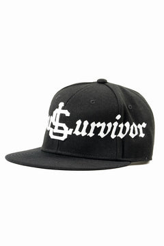 Load image into Gallery viewer, LASTMAN BASEBALL CAP &quot;SOUL SURVIVOR&quot; feat. STUDIO33 (BLACK)