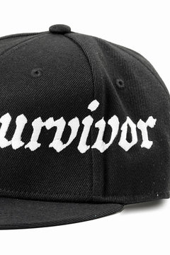 Load image into Gallery viewer, LASTMAN BASEBALL CAP &quot;SOUL SURVIVOR&quot; feat. STUDIO33 (BLACK)