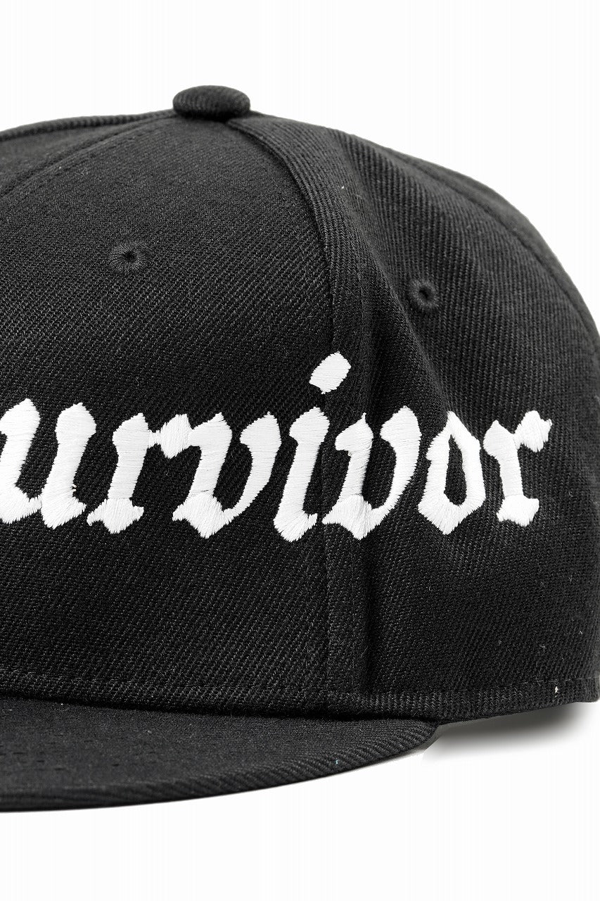 Load image into Gallery viewer, LASTMAN BASEBALL CAP &quot;SOUL SURVIVOR&quot; feat. STUDIO33 (BLACK)