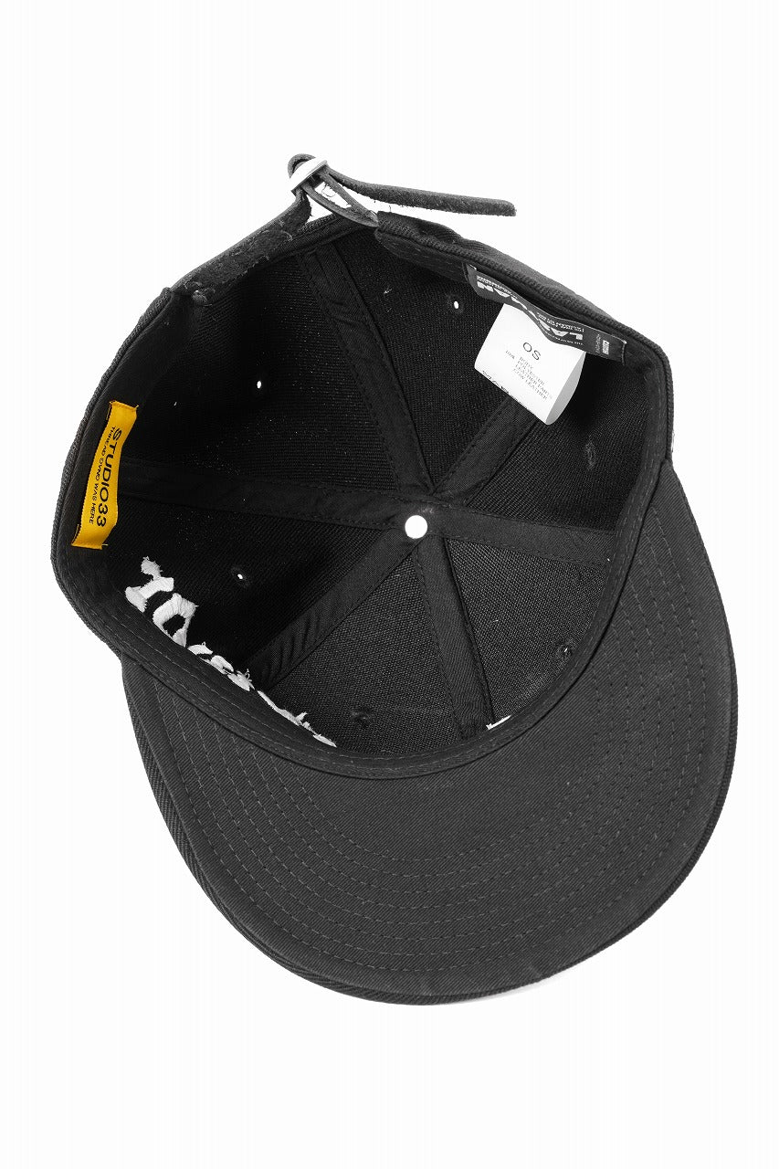 Load image into Gallery viewer, LASTMAN BASEBALL CAP &quot;SOUL SURVIVOR&quot; feat. STUDIO33 (BLACK)
