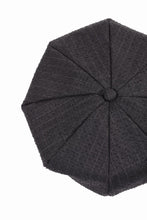 画像をギャラリービューアに読み込む, KLASICA OVER SIZED CLASSIC 8 PEICES BERET / FORK NEEDLE PUNCH SUPER 100&#39;s PENCIL STRIPE (IRON BROWN STRIPES)
