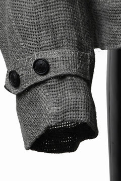 画像をギャラリービューアに読み込む, Professor.E MESH BOMBER JACKET (GREY)