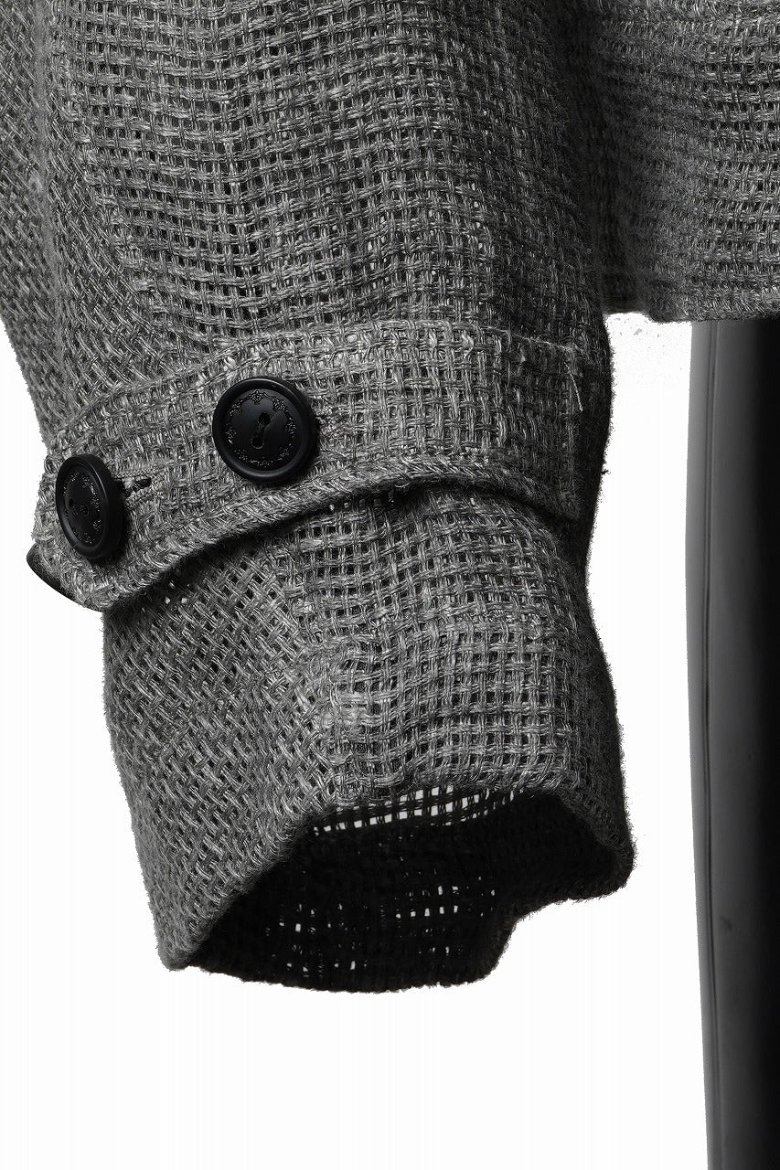 画像をギャラリービューアに読み込む, Professor.E MESH BOMBER JACKET (GREY)