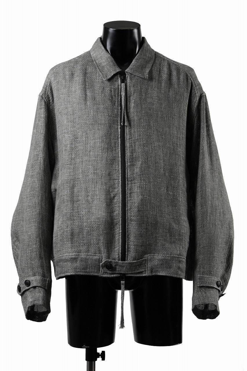 画像をギャラリービューアに読み込む, Professor.E MESH BOMBER JACKET (GREY)