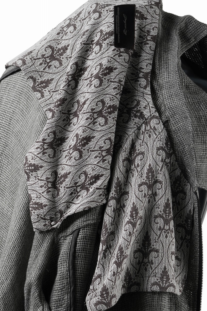 画像をギャラリービューアに読み込む, Professor.E MESH BOMBER JACKET (GREY)