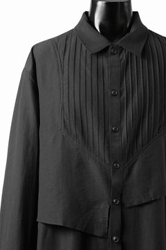 画像をギャラリービューアに読み込む, Professor.E OVERSIZED LAYERED SHIRT (BLACK)