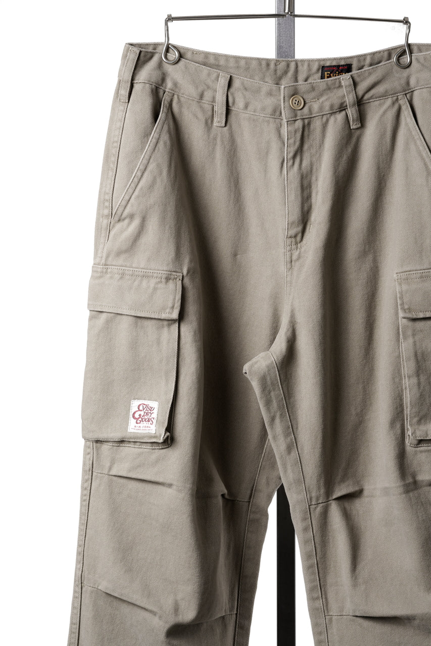 画像をギャラリービューアに読み込む, EVISU EJ, MULTI CARGO “DAIKOKU” PANTS-RELAX FIT (BEIGE)