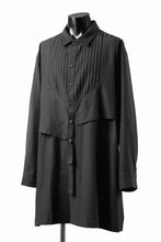 画像をギャラリービューアに読み込む, Professor.E OVERSIZED LAYERED SHIRT (BLACK)