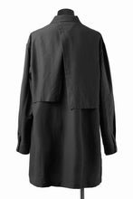 画像をギャラリービューアに読み込む, Professor.E OVERSIZED LAYERED SHIRT (BLACK)