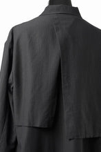 画像をギャラリービューアに読み込む, Professor.E OVERSIZED LAYERED SHIRT (BLACK)