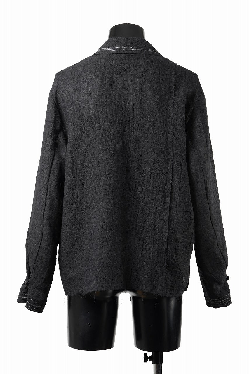 画像をギャラリービューアに読み込む, Professor.E POPLIN SHIRT (BLACK)