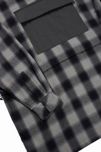 画像をギャラリービューアに読み込む, F/CE. WATER-SHIELD CHECK ANORAK SHIRT (GRAY)