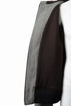 画像をギャラリービューアに読み込む, N/07 limited HOODY ZIP PARKA / SELVEDGE HICKORY STRIPES DENIM + FRENCH CARZE (BLACK x WHITE)