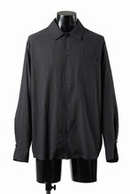 画像をギャラリービューアに読み込む, Professor.E EMBROIDERED SHIRT (BLACK)