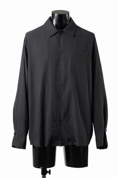 画像をギャラリービューアに読み込む, Professor.E EMBROIDERED SHIRT (BLACK)