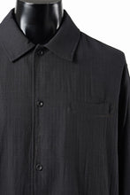 画像をギャラリービューアに読み込む, Professor.E EMBROIDERED SHIRT (BLACK)