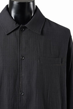 画像をギャラリービューアに読み込む, Professor.E EMBROIDERED SHIRT (BLACK)