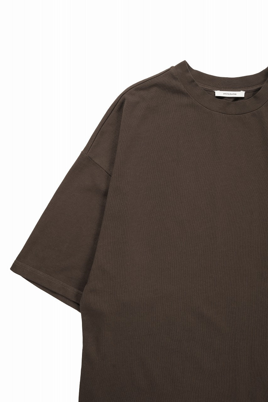 画像をギャラリービューアに読み込む, entire studios HEAVY BOXY TEE (BRUNETTE)