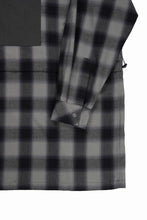 画像をギャラリービューアに読み込む, F/CE. WATER-SHIELD CHECK ANORAK SHIRT (GRAY)