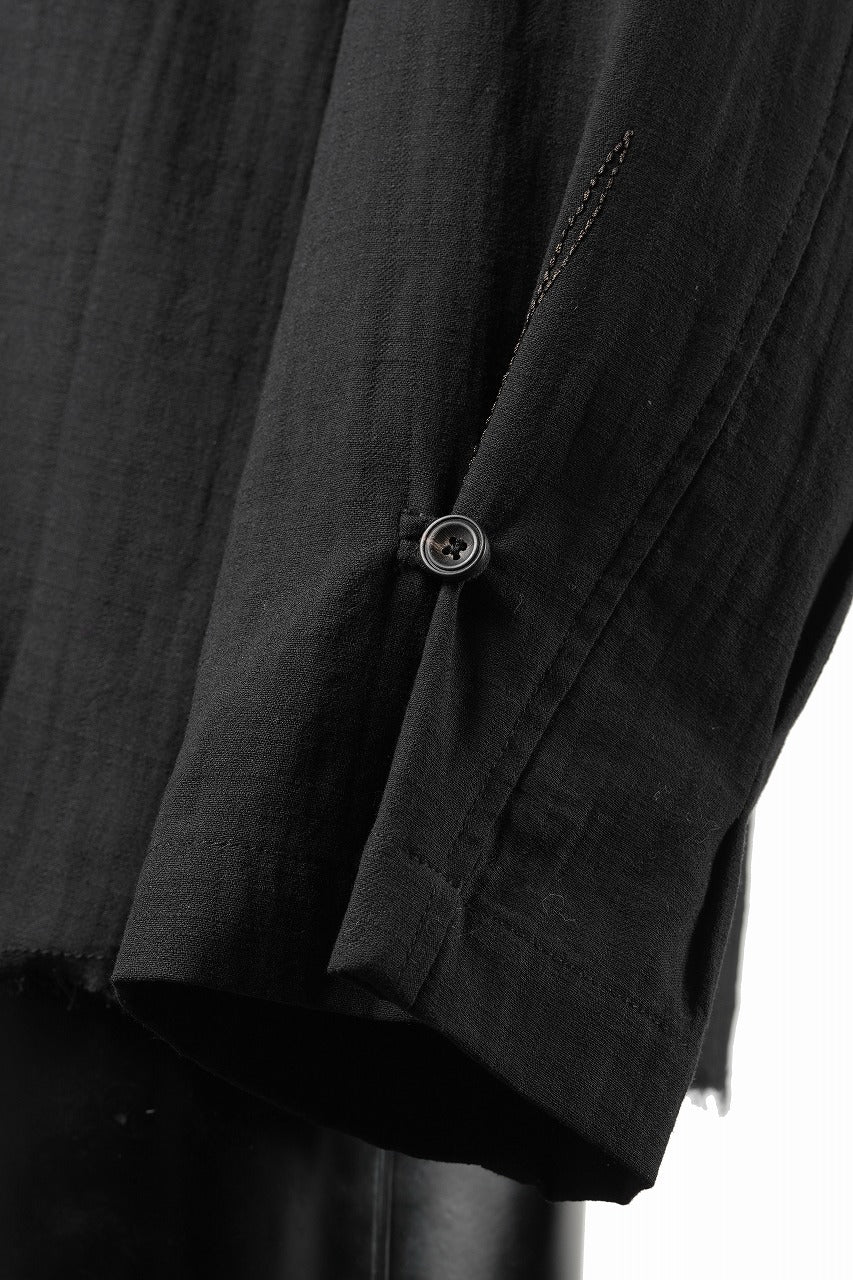 画像をギャラリービューアに読み込む, Professor.E EMBROIDERED SHIRT (BLACK)