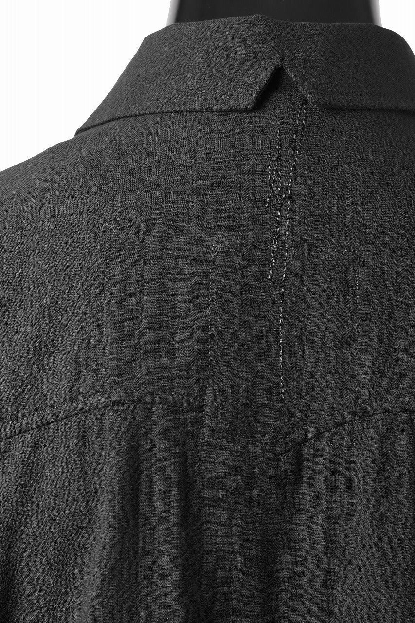 画像をギャラリービューアに読み込む, Professor.E EMBROIDERED SHIRT (BLACK)