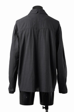 画像をギャラリービューアに読み込む, Professor.E EMBROIDERED SHIRT (BLACK)