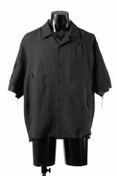 画像をギャラリービューアに読み込む, Professor.E CHECK SHORT SLEEVE SHIRT (BLACK)