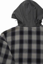 画像をギャラリービューアに読み込む, F/CE. WATER-SHIELD CHECK ANORAK SHIRT (GRAY)