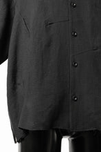 画像をギャラリービューアに読み込む, Professor.E CHECK SHORT SLEEVE SHIRT (BLACK)