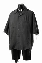 画像をギャラリービューアに読み込む, Professor.E CHECK SHORT SLEEVE SHIRT (BLACK)