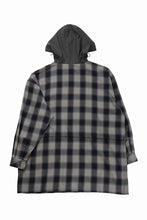 画像をギャラリービューアに読み込む, F/CE. WATER-SHIELD CHECK ANORAK SHIRT (GRAY)
