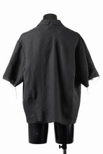 画像をギャラリービューアに読み込む, Professor.E CHECK SHORT SLEEVE SHIRT (BLACK)