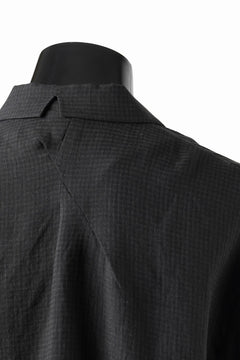 画像をギャラリービューアに読み込む, Professor.E CHECK SHORT SLEEVE SHIRT (BLACK)