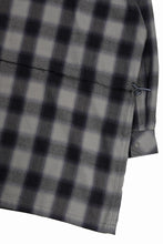 画像をギャラリービューアに読み込む, F/CE. WATER-SHIELD CHECK ANORAK SHIRT (GRAY)