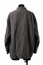 画像をギャラリービューアに読み込む, KLASICA "SH-051" BACK FLAP SHIRTS with BIG POCKETS / ANCIENT COLORED LINEN CHAMBRAY (BROWN)