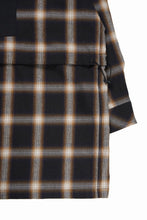 画像をギャラリービューアに読み込む, F/CE. WATER-SHIELD CHECK ANORAK SHIRT (BLACK)