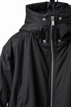 画像をギャラリービューアに読み込む, thom/krom HOODIE ZIP JACKET / WARM PADDED FILL (BLACK)