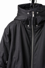 画像をギャラリービューアに読み込む, thom/krom HOODIE ZIP JACKET / WARM PADDED FILL (BLACK)