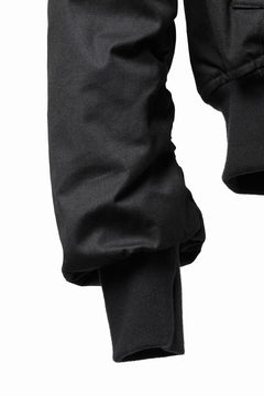 画像をギャラリービューアに読み込む, thom/krom HOODIE ZIP JACKET / WARM PADDED FILL (BLACK)