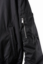 画像をギャラリービューアに読み込む, thom/krom HOODIE ZIP JACKET / WARM PADDED FILL (BLACK)