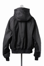 画像をギャラリービューアに読み込む, thom/krom HOODIE ZIP JACKET / WARM PADDED FILL (BLACK)
